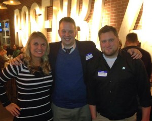 Jeremy and Jess at a business networking event in Omaha, 2016